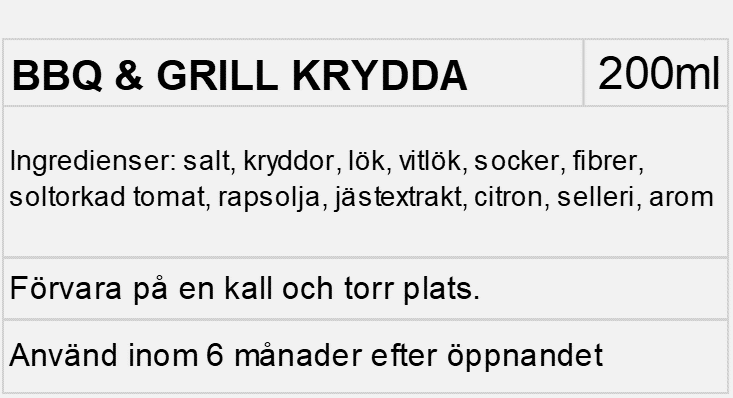 Ina Paarman's Braai & Grill Seasoning 200ml