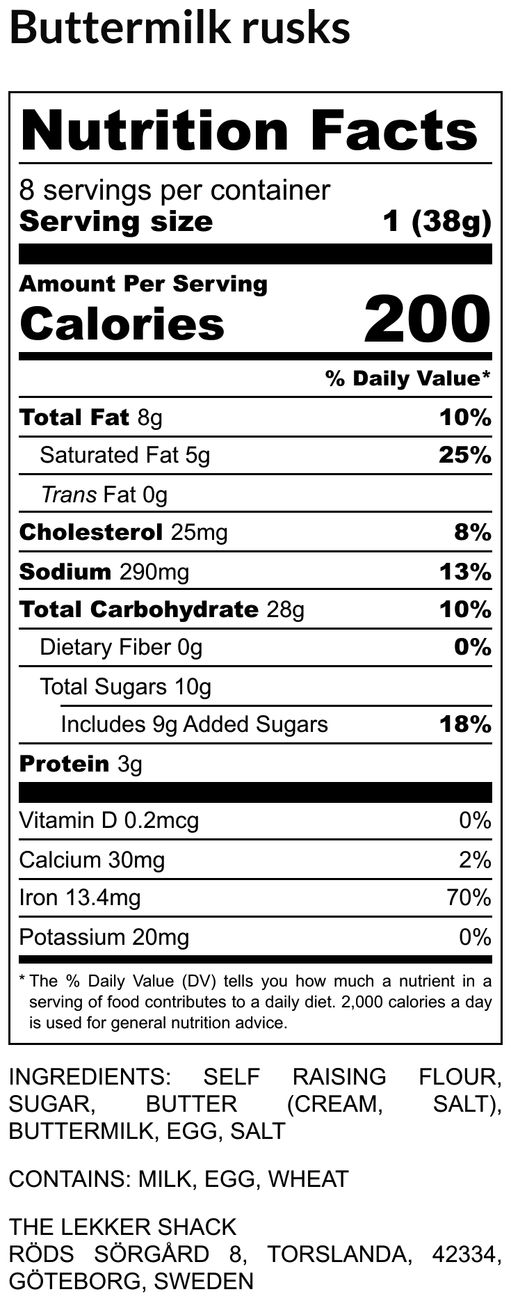 Buttermilk Rusks - 300 grams – The Lekker Shack