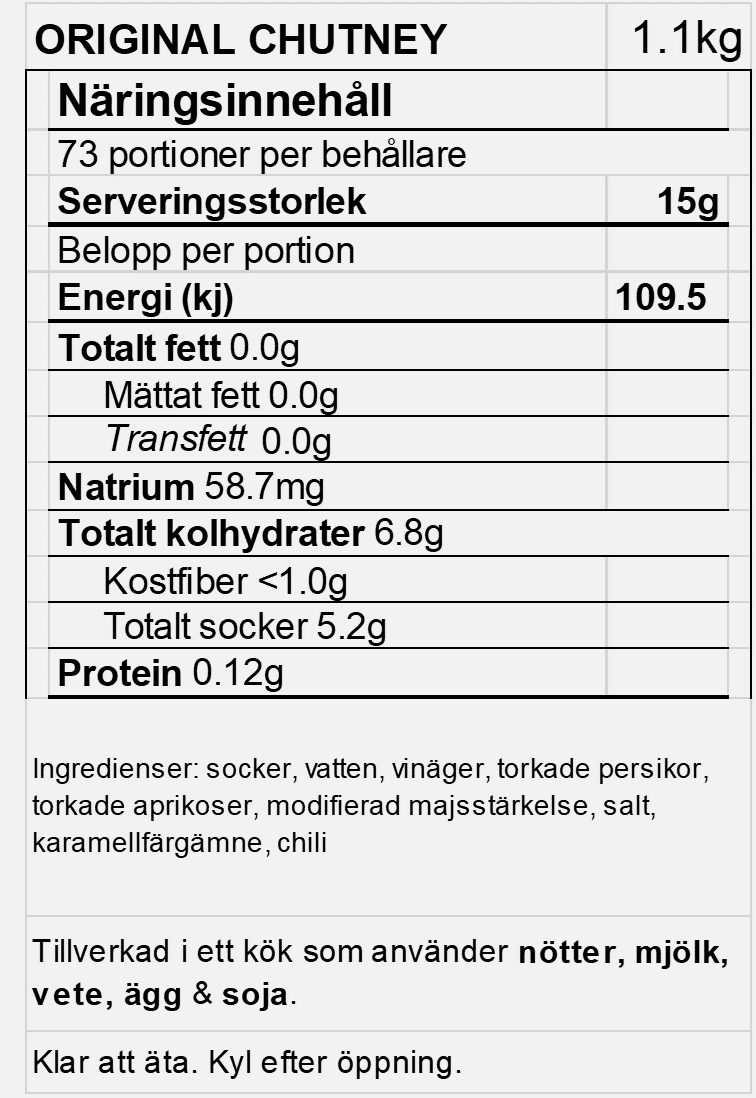 Mrs Balls Original Chutney 1.1kg